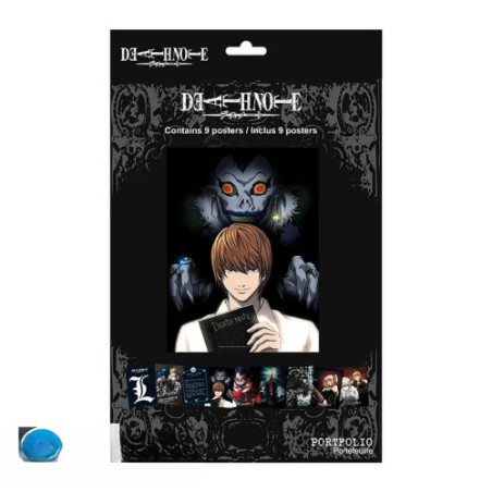 DEATH NOTE - Portfolio 9 posters Protagonistes (21x29,7)
