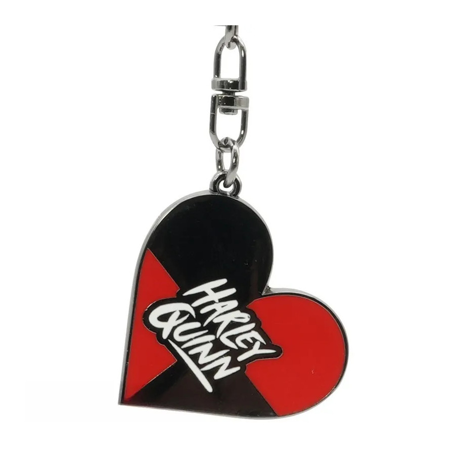 DC COMICS - Porte-clés - Coeur Harley Quinn