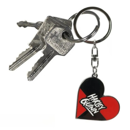 DC COMICS - Porte-clés - Coeur Harley Quinn