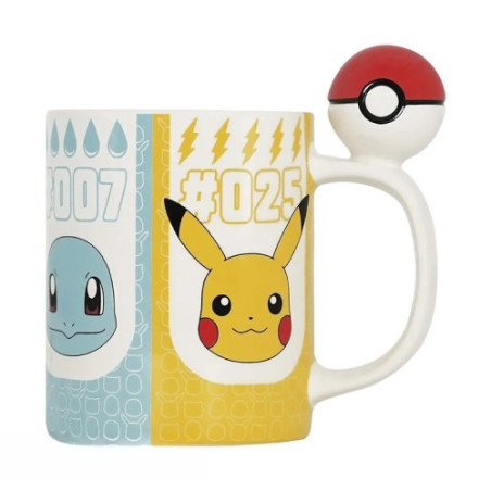 POKEMON - Mug 3D anse - Pokéball