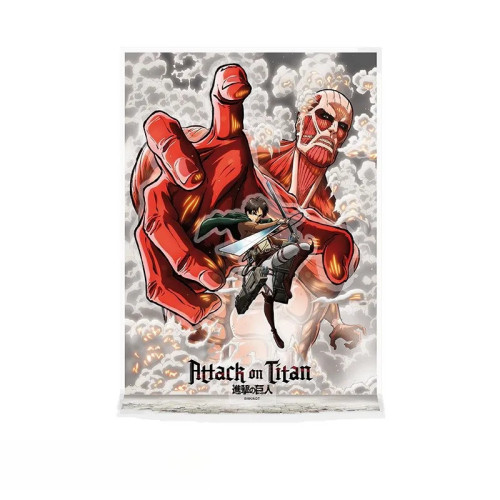 ATTACK ON TITAN - Acryl Diorama - Eren vs Titan Colossal