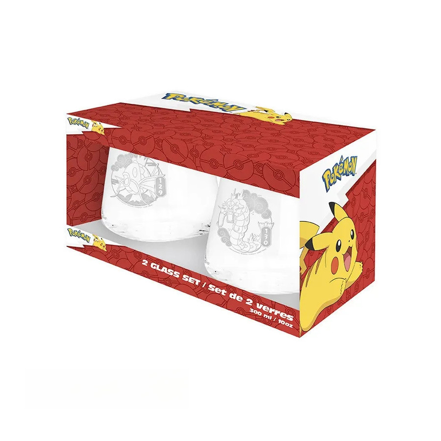 POKEMON - Set de 2 verres - Magicarpe & Léviator EUROPE