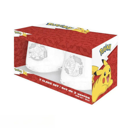 POKEMON - Set de 2 verres - Magicarpe & Léviator EUROPE