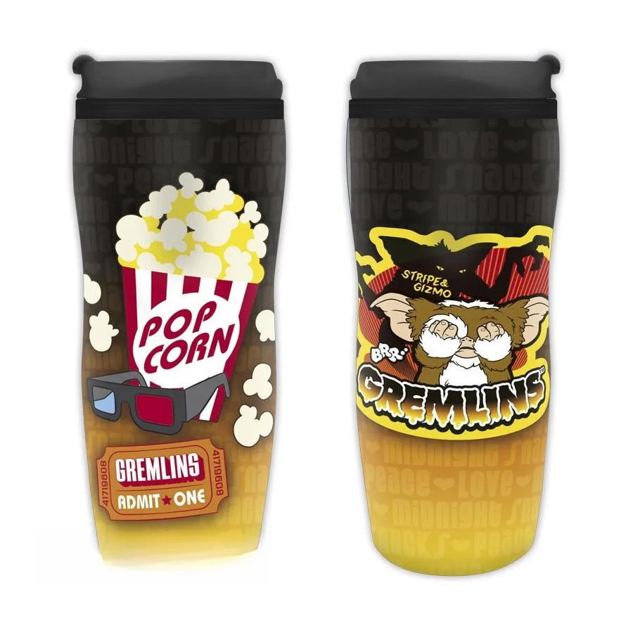 GREMLINS - Mug de voyage Gizmo Pop Corn