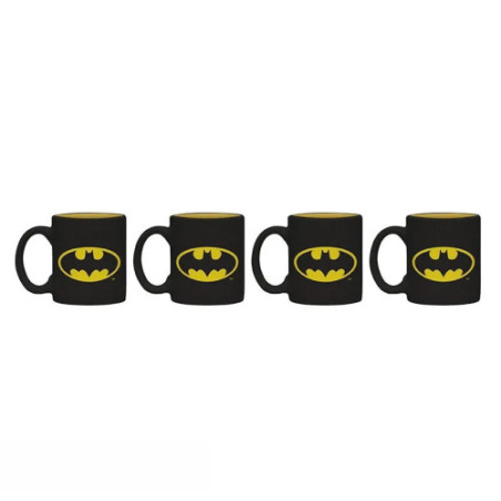 DC COMICS - Set 4 espresso mugs - Batman Iconique
