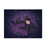 Wednesday Tapis Nevermore Academy 80X60Cm