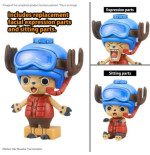 One Piece Chopper Robot 3&5 Chopper Submarine & Chopper Crane