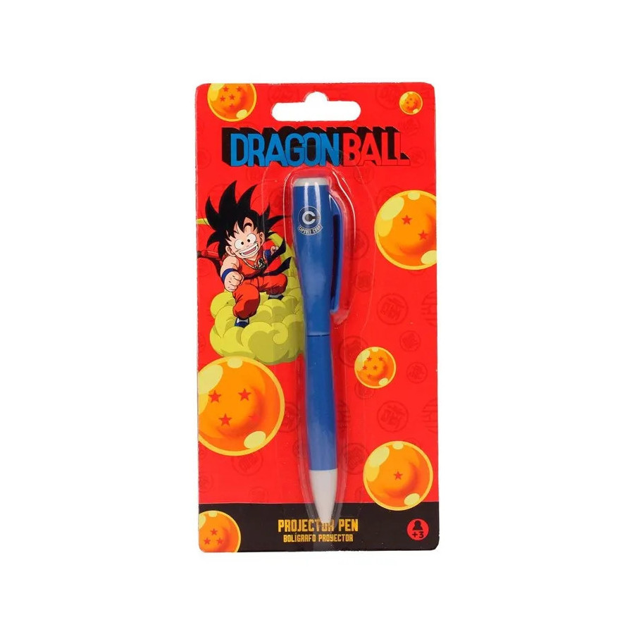 DBZ Dragon Ball Projector Pen Stylo Capsule Corp