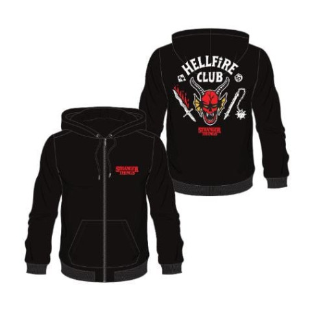 STRANGER THINGS - Pull à capuche HELLFIRE CLUB (Sweat) taille M