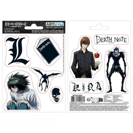 DEATH NOTE - Stickers - 16x11cm/ 2 planches - "Icônes Death Note"
