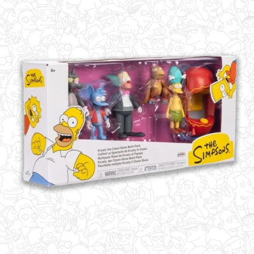 The Simpsons Jakks Pacific Multipack Krusty The Clown Fig 6,3cm