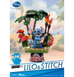 Disney diorama PVC D-Stage Stitch 14 cm