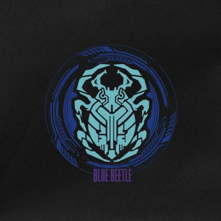 DC COMICS - Sac à dos noir - " Logo Blue Beetle"