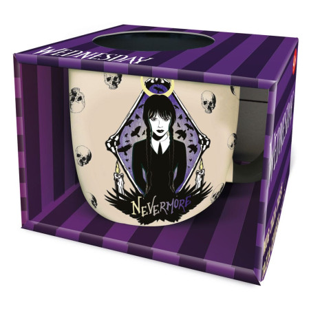 Wednesday (Mercredi) - Mug Nevermore - (tasse 325ml)
