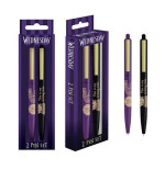 Wednesday (Mercredi) - Set 2 stylos bics - Nevermore