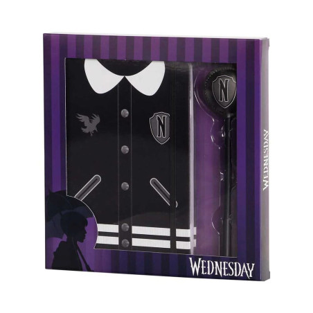 Wednesday Journal intime Coffret cadeau Varsity