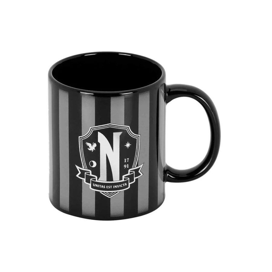 Wednesday (Mercredi) - Mug Emblème Nevermore - (tasse 325ml)