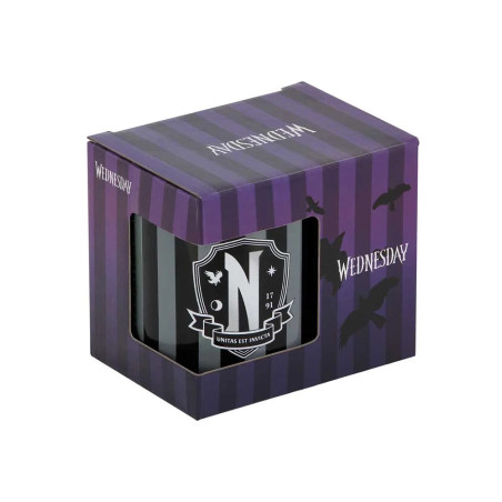 Wednesday (Mercredi) - Mug Emblème Nevermore - (tasse 325ml)