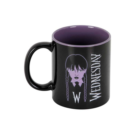 Wednesday (Mercredi) - Mug Emblème Nevermore - (tasse 325ml)