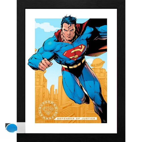 DC COMICS - Tirage encadré "Superman" (30x40)