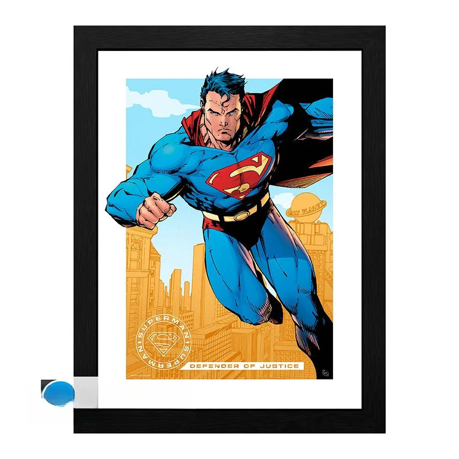 DC COMICS - Tirage encadré "Superman" (30x40)
