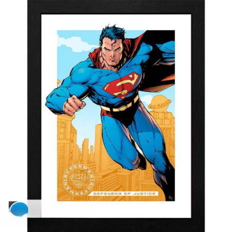 DC COMICS - Tirage encadré "Superman" (30x40)