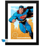 DC COMICS - Tirage encadré "Superman" (30x40)