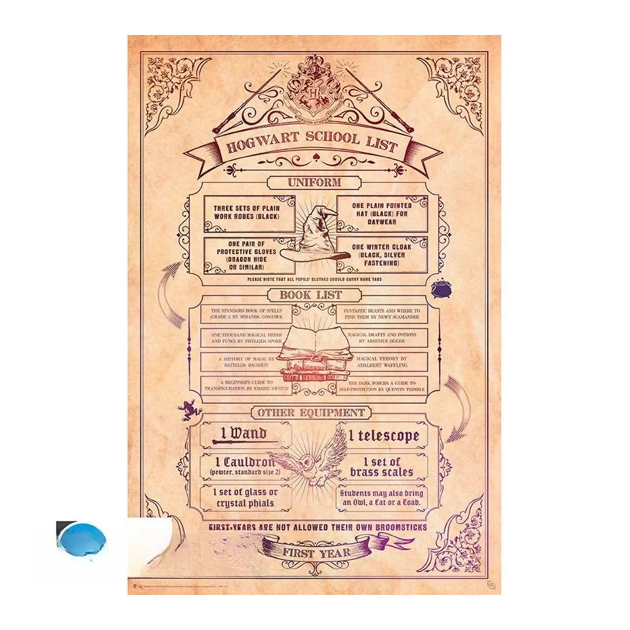 HARRY POTTER - Poster Maxi 91,5x61 - Liste d'école