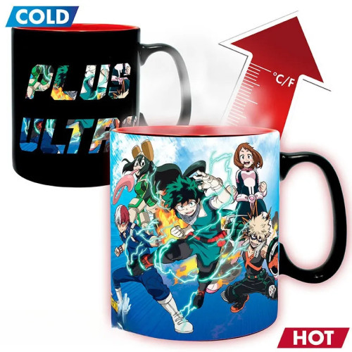 MY HERO ACADEMIA - Mug Heat Change - 460 ml - Héros - boîte