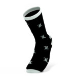 DEATH NOTE - Chaussettes- Noir & Blanc - L
