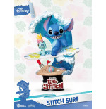 Disney Summer Series diorama PVC D-Stage Stitch Surf 15 cm