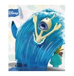 Disney Summer Series diorama PVC D-Stage Stitch Surf 15 cm