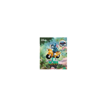 Disney diorama PVC D-Stage Stitch Coin Ride 16 cm