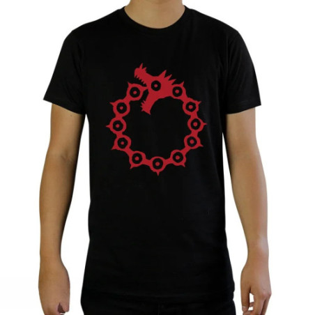 THE SEVEN DEADLY SINS - Tshirt "Emblèmes" homme MC black- basic