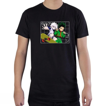 HUNTER X HUNTER - Tshirt "Gon & Kirua" homme MCblack-basicvoirTE