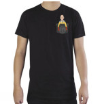ONE PUNCH MAN - Tshirt "Saitama format poche" homme MC black - basic