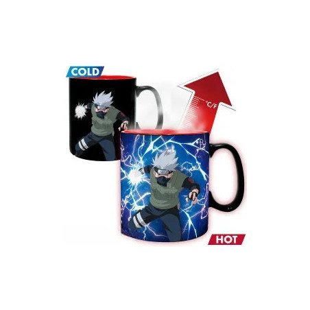NARUTO SHIPPUDEN - Coffret Mug thermo-réactif 460ml+Coaster Akatsuki