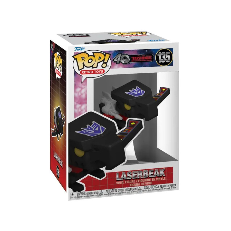 Transformers Retro Toys Pop Laserbeak + Chase