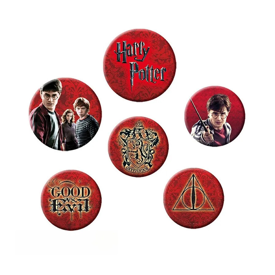 HARRY POTTER - Pack de Badges - Pack Icônes