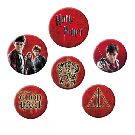 HARRY POTTER - Pack de Badges - Pack Icônes