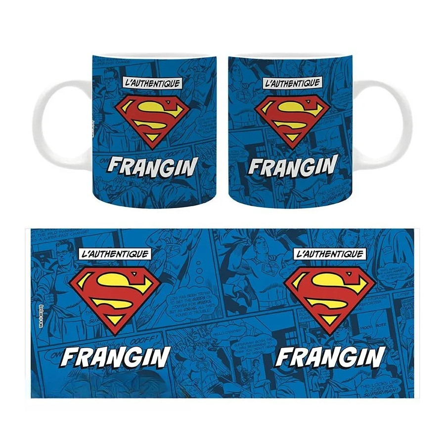 Superman - Mug - 320 ml - L'AUTHENTIQUE "S" FRANGIN