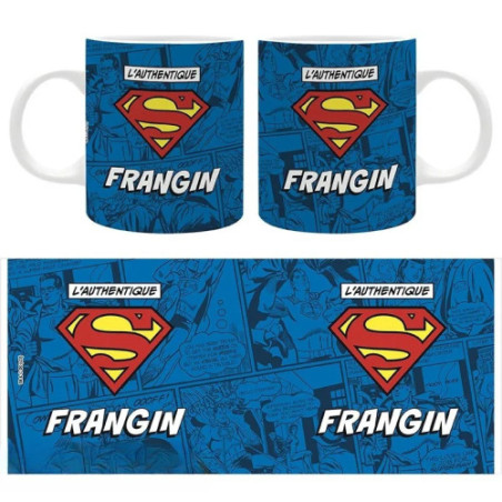 Superman - Mug - 320 ml - L'AUTHENTIQUE "S" FRANGIN