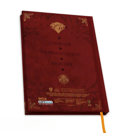 HARRY POTTER - Cahier A5 Gryffondor