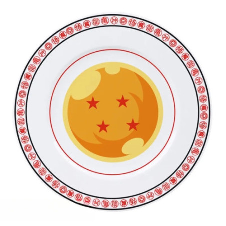 DRAGON BALL - Set de 4 Assiettes - Emblèmes