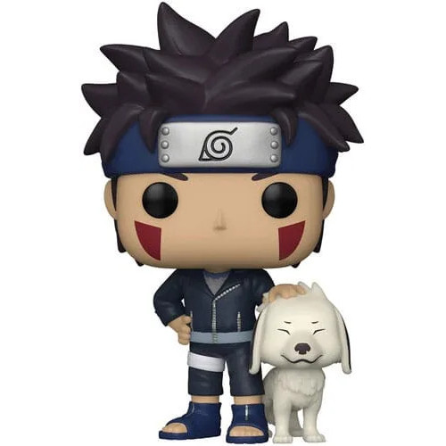 Naruto Figurine POP! Animation Vinyl Kiba w/Akamaru 9 cm