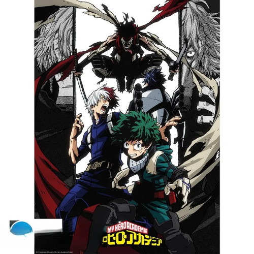MY HERO ACADEMIA - Poster Chibi 52x38 - Stain Vs Élèves