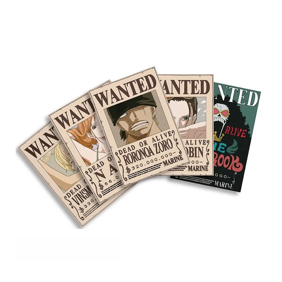 ONE PIECE - Cartes postales - Wanted Set 2 (14.8x10.5)