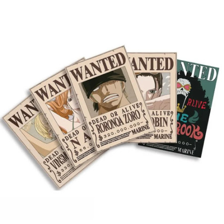 ONE PIECE - Cartes postales - Wanted Set 2 (14.8x10.5)