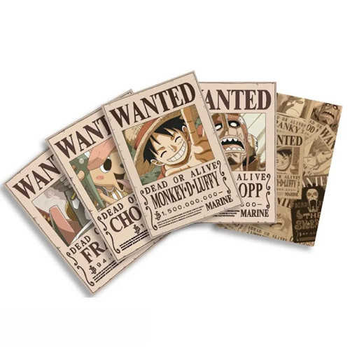 ONE PIECE - Cartes postales - Wanted Set 1 (14.8x10.5)