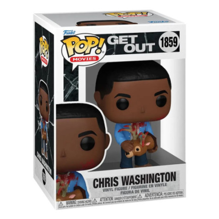 Jordan Peele POP! Movies Vinyl figurine Get Out - Chris Washington w/Deer 9 cm